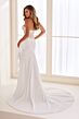 Enchanting by Mon Cheri E610 Ruffle Slit Asymmetric Waist Bridal Gown