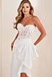 Enchanting by Mon Cheri E610 Ruffle Slit Asymmetric Waist Bridal Gown