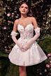 Andrea and Leo WL020 Sweetheart Neck A-Line Short Wedding Dress