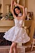 Andrea and Leo WL025 Strapless Pleated A-Line Short Wedding Dress