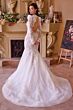 Andrea and Leo WL036 Cutout Back Illusion Sleeve Bridal Dress