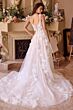 Andrea and Leo WL045 Corset Bodice Applique Strap Bridal Gown
