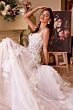Andrea and Leo WL045 Corset Bodice Applique Strap Bridal Gown