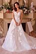 Andrea and Leo WL045 Corset Bodice Applique Strap Bridal Gown
