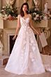 Andrea and Leo WL045 Corset Bodice Applique Strap Bridal Gown