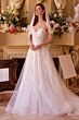 Andrea and Leo WL052 Plunging Neck Strapless Lace Bridal Dress