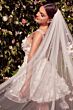Andrea and Leo WL081 Basque Waist A-Line Short Bridal Dress