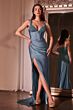 LaDivine CD0231 Beaded Bust Corset Bodice Dress