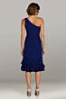 Gia Franco 12425 One Shoulder Ruffle Skirt Dress