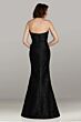 Gia Franco 12451 Curved Neckline Strapless Dress