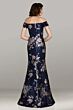 Gia Franco 12456 Bow Accent Slit Skirt Dress