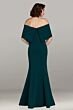 Gia Franco 12470 Off The Shoulder Bow Neckline Dress