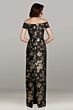 Gia Franco 12472 Off The Shoulder Side Peplum Dress