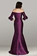 Gia Franco 12487 Embellished Sleeve Slit Skirt Dress