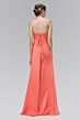 Elizabeth K GL1123 Beaded Waist Lace-Up Back Bridesmaid Dress