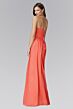 Elizabeth K GL2164 Lace-Up Back Ruched Top Maid of Honor Dress