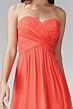 Elizabeth K GL2164 Lace-Up Back Ruched Top Maid of Honor Dress