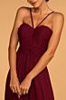 Elizabeth K GL2607 Cutout Back Spaghetti Straps Maid of Honor Dress