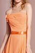 Elizabeth K GS1080 Ruched Top Strapless Dress
