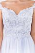Elizabeth K GS1966 Embroidered Top Ruffle Straps Dress