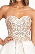 Elizabeth K GS1980 Strapless Sweetheart Neckline Sequin Dress