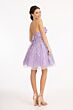 Elizabeth K GS1995 Strapless Sweetheart Neckline Floral Dress