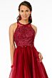 Elizabeth K GS2809 Strappy Back Embroidered Top Dress