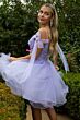 Elizabeth K GS3513 Floral Top Bow Straps Dress
