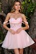 Elizabeth K GS3860 Sweetheart Off The Shoulder Lace-Up Dress