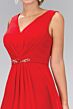 Elizabeth K GL1389 Jeweled Waist V-Neck Maid of Honor Dress