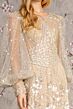 GLS by Gloria GL3497 Bishop Sleeve Embellished A-Line Dress