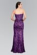 Elizabeth K GL1006 Beaded Bust Sweetheart Neck Lace Dress