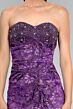 Elizabeth K GL1006 Beaded Bust Sweetheart Neck Lace Dress