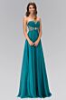 Elizabeth K GL1075 Embellished Top Strapless Sweetheart Neck Dress