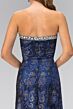 Elizabeth K GL1103 Embellished Top Strapless Sweetheart Neck Dress