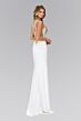 Elizabeth K GL1343 Illusion Back Embroidered Top Dress