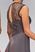 Elizabeth K GL1376 Lace Back Ruched Top Maid of Honor Dress