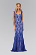 Elizabeth K GL1396 Sweetheart Neckline Lace Dress