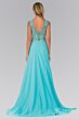 Elizabeth K GL1410 Scoop Back Embroidered Top Dress