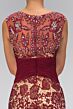 Elizabeth K GL1415 Illusion Neckline Beaded Lace Dress