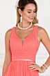 Elizabeth K GL1525 Ruched Top V-Neck Maid of Honor Dress
