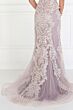 Elizabeth K GL1530 Queen Anne Neckline Embroidered Dress