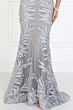 Elizabeth K GL1534 Scallop Hem Scoop Neck Bridal Gown