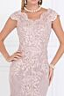 GLS by Gloria GL1540 Cap Sleeve Embroidered Lace Dress