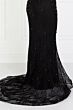 Elizabeth K GL1544 Scoop Neckline Beaded Lace Dress