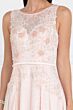 Elizabeth K GL1545 Lace Bodice Pleated Skirt Dress