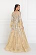 Elizabeth K GL1592 Bell Sleeves Embroidered Lace Dress