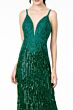 GLS by Gloria GL1824 Embroidered Top Fringe Skirt Dress