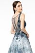 GLS by Gloria GL1837 Sheer Back Plunging Neck Embellished Dress