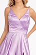 Elizabeth K GL1991 Slit Skirt Strappy Back V-Neck Bridesmaid Dress